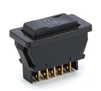 ZhanNuoBHd Interrupteur Vitre Électrique Interrupteur Universel Commande Lève-vitre Électrique pour Voiture 12 V CC 20 A 5 Broches Marche Arrêt Accessoires(KG30R)