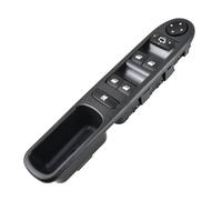 ZhanNuoBHd Interrupteur Vitre Électrique pour Citroen pour C4 2004-2011 Commande Principale Lève-vitre Électrique Conduite Gauche avec Bouton Rétroviseur Intérieur 6554HA 9651464577(Round Panel)