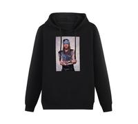 zhanxiangzhi Axl Rose Poster Hoody Unisex Ptinted Hoodies Long Sleeve Men's Hooded with Pocket Black XL