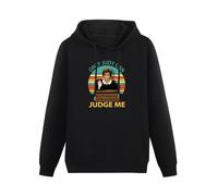 zhanxiangzhi Judy Sheindlin Only Judy Can Judge Me Vintage Sunset Hoody Unisex Long Sleeve Hooded with Pocket Black XXL