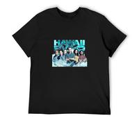 zhanxiangzhi Men's Hawaii Five 5 0 Members T-Shirt Unisex Casual Tops Black S