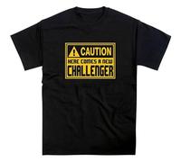 zhanxiangzhi Men's Here Comes A New Challenger Beat Em Up Fighting Game T-Shirt Cotton Short Sleeve Shirt Black XL