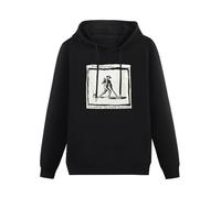 zhanxiangzhi Propagandhi I'd Rather Be Flag Burning Hoody Unisex Ptinted Hoodies Long Sleeve Men's Hooded with Pocket Black XXL