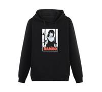zhanxiangzhi Rambo Rambo American Hoody Unisex Ptinted Hoodies Long Sleeve Men's Hooded with Pocket Black XXL