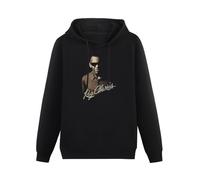 zhanxiangzhi Ray Charles The Deep Hoody Unisex Ptinted Hoodies Long Sleeve Men's Hooded with Pocket Black S