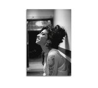 ZHAOART Amy Winehouse Poster d'art noir et blanc pour chambre à coucher, décoration murale, dortoir, bureau, cadeau, 30 x 45 cm, style sans cadre