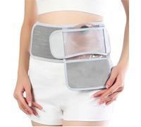 ZHAOBEIK Ceinture de Stomie Unisexe Cisailleable, Ceinture de Stomie avec Protection de Stomie Amovible, Poche Extérieure Suspendue(L)