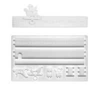 ZHAOCAI Moule en silicone de Noël, moules en silicone, compte à rebours, calendrier de l'Avent, moules en plâtre pour couler.