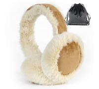 zhaocaidamai Cache-oreilles d'hiver Earmuffs Cache-oreilles pour la protection contre le froid et les cache-oreilles en plein air Pliables, marron, taille unique