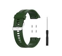 ZHAOCI Bracelet de Montre Compatible pour Garmin Forerunner35 / Forerunner35J / Forerunner 35 / Forerunner 30 Bracelet de Montre de Remplacement en Silicone avec 4 vis de Remplacement