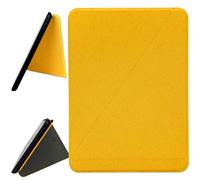 ZhaoCo Étui pour 7'' Kindle Colorsoft Signature Edition 2024 / Kindle Paperwhite 2024 / Kindle Paperwhite Signature Edition 2024, Folio du Livre Coque Housse de Protection (Tissu Jaune)