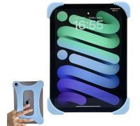 ZhaoCo Silicium Anti-Glissement Dragonne Support de Poignée de Doigt pour iPad Mini 7 (A17 Pro) 2024 / iPad Mini 6 2021 8.3'' - Bleu