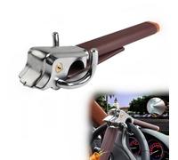 ZHAODG Canne Antivol Voiture Bloque Volant, pour ZR V 2022-2025, Serrure Haute Sécurité, Robuste, Ajustement Universel, 2 Clés,A-Red