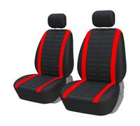 ZHAODG Lot De 2 Housses de Siège Avant De Voiture, pour Saturn Aura ION L-Series S-Series Sky, Housse de Siège Voiture Ensembles Universelle Auto, Voiture Interieur,A-Red