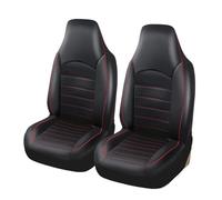 ZHAODG Lot de 2 Housses de siège de Voiture pour Nissan Juke 2019-2024, Housse Siege Voiture Couvre Universal, Voiture Cuir Ensembles Housses siège, Accessoires d'intérieur,A-Red