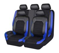 ZHAOHAO Housse Siege Voiture pour Ford KA II 2009 2010 2011 2012 2013 2014 2015 2016, Imperméable Nonslip Cuir Ensembles de Housses Siège Voiture Voiture Interieu Accessoire,Blue