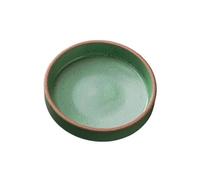 Zhaoj24-05 Assiettes à collation Assiette à Sauce rétro en céramique for soja, Ronde, for tremper, for assaisonnement, Petite Assiette à Saveurs(Green)