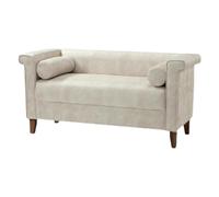 Zhaoj24-05 Banc Banc d'extrémité de lit en Tissu for Chambre à Coucher, Banc Ottoman de Rangement rembourré avec accoudoirs, Banc de lit touffeté, Banc d'entrée Tabouret de Chambre(100 * 55 * 60cm)