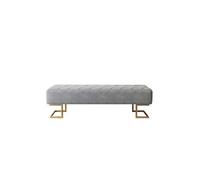 Zhaoj24-05 Banc Banc Ottoman de Rangement Extra Long rembourré for Chambre à Coucher avec Grand Espace de Rangement for Le Salon, l'entrée, la Chambre à Coucher Tabouret de Chambre(120 * 45 * 45cm)