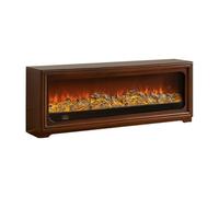 Zhaoj24-05 Meuble TV avec cheminée, Centre de Divertissement avec cheminées électriques for Le Salon, Flamme réaliste à LED, télécommande Cheminées décoratives(Blanc,Grand)