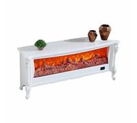 Zhaoj24-05 Meuble TV avec cheminée de Style européen 54 Pouces et télécommande, Meuble décoratif à LED for Chambre à Coucher et Salon Cheminées décoratives