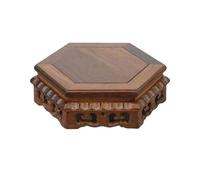 Zhaoj24-05 Piédestal pour bonsaï Bases en Bois Miniatures for café, thé, Vase sur Pied, bonsaï, Support de tri, décoration la Maison(Grand)