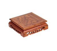 Zhaoj24-05 Piédestal pour bonsaï Présentoir de Sculptures théière, bonsaï et Pots Fleurs sur Socle carré en Palissandre(Petit)