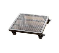 Zhaoj24-05 Piédestal pour bonsaï Roue Universelle avec Frein for Pot de Fleurs, Treillis carrés, Base en métal for bonsaï(Moyen)