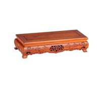 Zhaoj24-05 Piédestal pour bonsaï Service à thé et café en Bois de qualité supérieure, Vase sur Pied, bonsaï, Plante rectangulaire, étagère décorative(Grand)
