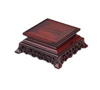 Zhaoj24-05 Piédestal pour bonsaï Vase Artisanal en Bois Rouge de Haute qualité, présentoir for Figurines et Services à thé