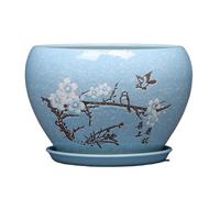 Zhaoj24-05 Pots de Fleurs Pots de Fleurs en céramique Convenant à Toutes Les Plantes et d'intérieur telles Que Violettes l'aloe Vera