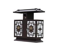 Zhaoj24-05 Poubelles extérieures Poubelle de parc pittoresque extérieure double antique style chinois