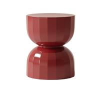 Zhaoj24-05 Tables d'appoint Table d'appoint de canapé Mini Table Ronde Petite Rangement Chevet Chambre d'angle Salon(Red)