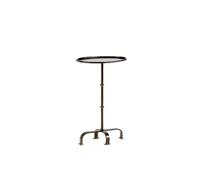 Zhaoj24-05 Tables d'appoint Table d'appoint Vintage en métal, Petite Table Basse Ovale étroite, Table d'angle de canapé, Mini Table de Rangement
