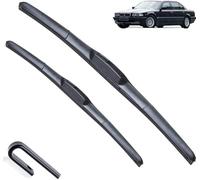 zhaojiangan 2PCES Essuie-Glace Avant en Caoutchouc,pour BMW 7 Series E38 1995~2001 Balais D'essuie Glace Avant,Construction de Pointe,Facile à Installer