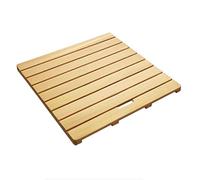 Zhaomi Caillebotis de Douche Kashiwagi de Qualité Supérieure,Caillebotis pour La Douche,Tapis de Bain de Douche Respectueux de l'environnement,Usage Intérieur et Extérieur (40x40cm/15.7x15.7in)