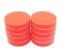 ZHaonan-Tampon de polissage 10pc plat éponge brute de polissage lustrage Pad Kit, 180mm 7 pouces for la voiture Polisseuse Clean fartage Peinture automobile, , Adaptateurs pour le polissage de voiture