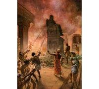 ZHAOSHAN Célèbre Affiche Mur Art Poster DéCoration Murale Bible du roi Josias purifiant le pays des idoles par William Brassey Hole Pour la Décoration de la Chambre à Coucher 60x90cm