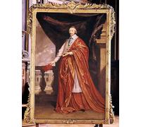 ZHAOSHAN Célèbre Affiche Mur Art Poster DéCoration Murale Cardinal Richelieu French Prelate and Statesman by Philippe De Champaigne Graffiti Impression Toile Pour la Décoration de Bureau 60x90cm