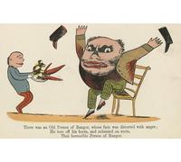 ZHAOSHAN Célèbre Affiche Mur Art Poster DéCoration Murale Il y avait une vieille personne Bangor dont le visage était déformé par la colère par Edward Leaars Pour la Décoration Murale 60x90cm