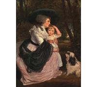 ZHAOSHAN Célèbre Affiche Mur Art Poster DéCoration Murale Lavinia Comtesse Spencer et Charles Spencer Vicomte Althorp par Joshua Reynolds Pour la Décoration de la Chambre à Coucher 60x90cm