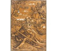 ZHAOSHAN Célèbre Affiche Mur Art Poster DéCoration Murale les Dix Commandements Deuxième Commandement Détail par Lucas Cranach l'Ancien Graffiti Impression Toile Pour la Décoration de Bureau 60x90cm