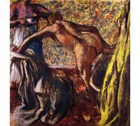 ZHAOSHAN Célèbre Affiche Mur Art Poster DéCoration Murale Petit déjeuner après le bain d'Edgar Degas Graffiti Impression Toile Pour la Décoration de Bureau 60x90cm