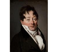 ZHAOSHAN Célèbre Affiche Mur Art Poster DéCoration Murale Portrait d'Alexandre Balthazar Laurent Grimod de la Reynière par Louis Léopold Boilly Pour la Décoration de la Chambre à Coucher 60x90cm