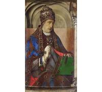 ZHAOSHAN Célèbre Affiche Mur Art Poster DéCoration Murale Portrait de Saint Grégoire I par Pedro Berruguete Graffiti Impression Toile Pour la Décoration Murale 60x90cm
