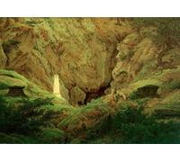ZHAOSHAN Célèbre Affiche Mur Art Poster DéCoration Murale Tombes des anciens héros par Caspar David Friedrich Graffiti Impression Toile Pour la Décoration de Bureau 60x90cm