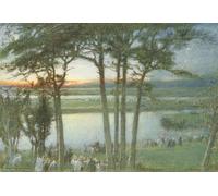 ZHAOSHAN Célèbre Affiche Mur Art Poster DéCoration Murale une procession funéraire indienne par Albert Goodwin Graffiti Impression Toile Pour la Décoration de Bureau 60x90cm