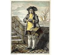 ZHAOSHAN Célèbre Affiche Mur Art Poster DéCoration Murale Vieux Métiers le cireur de chaussures ou cireur de chaussures par Gabriel De Saint Aubin Pour la Décoration de Bureau 60x90cm