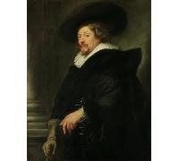 ZHAOSHAN Célèbre Art DéCorative Tableaux Sur Toile Autoportrait de Peter Paul Rubens Moderne Mur Art Pour la Décoration de la Chambre à Coucher 60x90cm