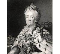 ZHAOSHAN Célèbre Art DéCorative Tableaux Sur Toile Catherine II de Russie par Alexander Roslin Moderne Mur Art Pour la Décoration de Bureau 60x90cm